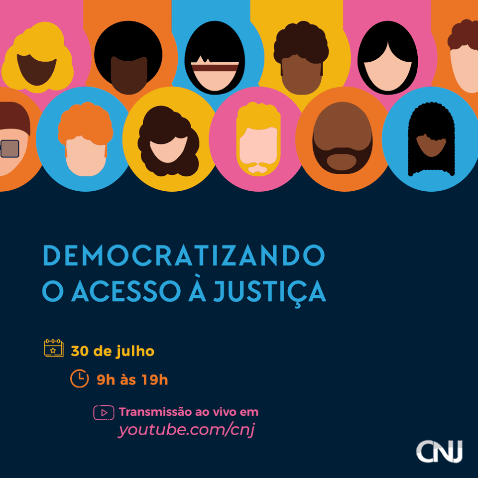 Seminário nesta quinta-feira (30/7) debate a democratização do acesso à Justiça