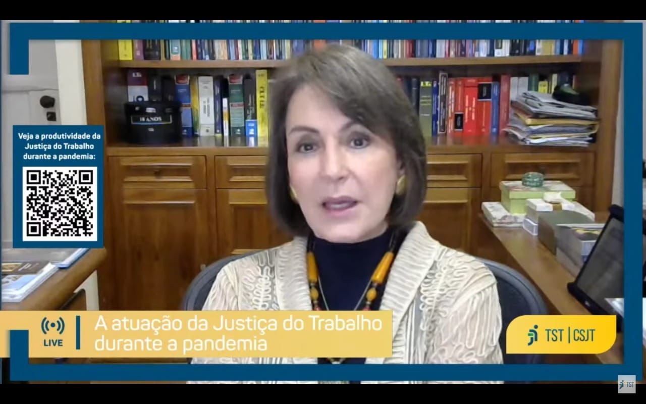 Justiça do Trabalho tem cumprido seu papel durante pandemia da Covid-19, diz presidente do TST