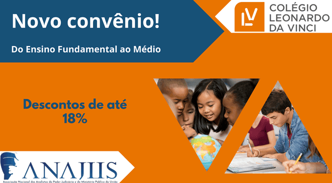Exclusivo para associados: desconto de até 18% no Colégio Leonardo da Vinci (RS)