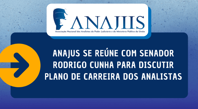 ANAJUS se reúne com Senador Rodrigo Cunha para discutir Plano de Carreira dos Analistas