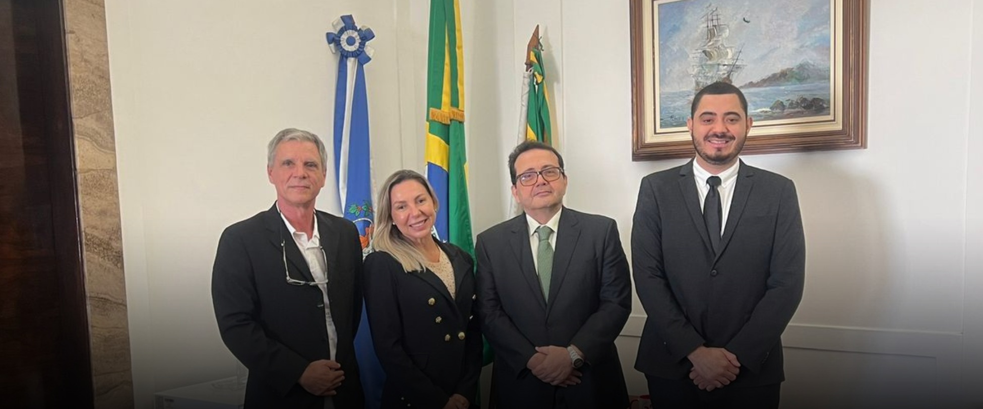 ANAJUS apresenta nova diretoria e discute valorização da carreira com presidente do TRT da 1ª Região