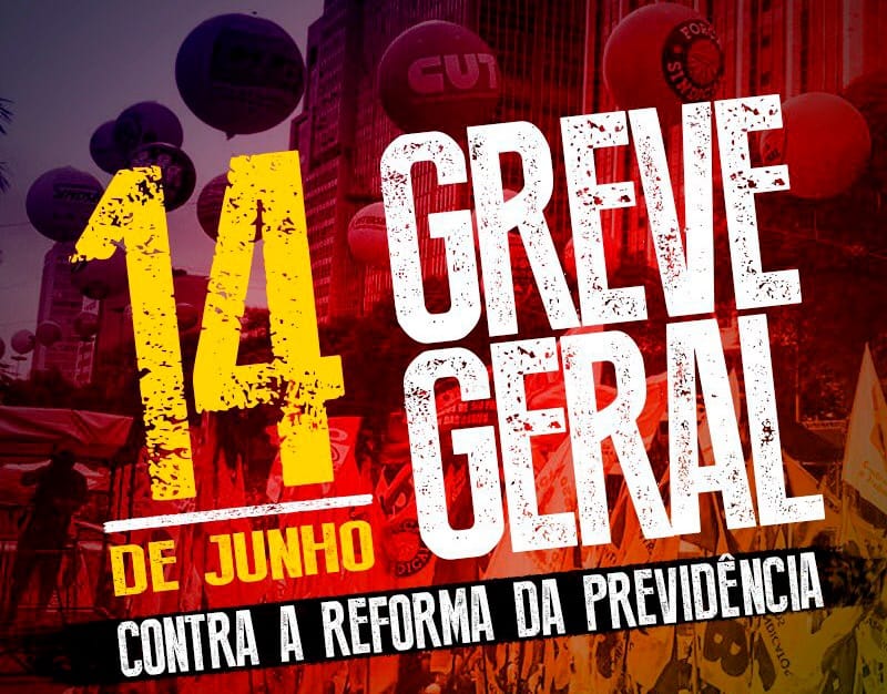 Centrais sindicais planejam greve geral contra reforma da Previdência