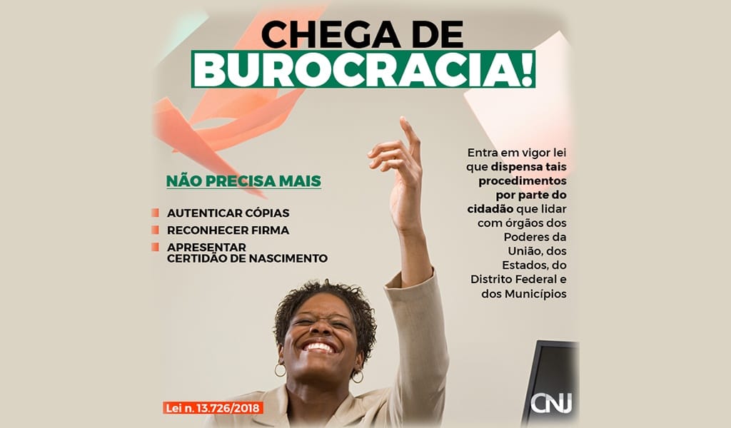 Chega de burocracia
