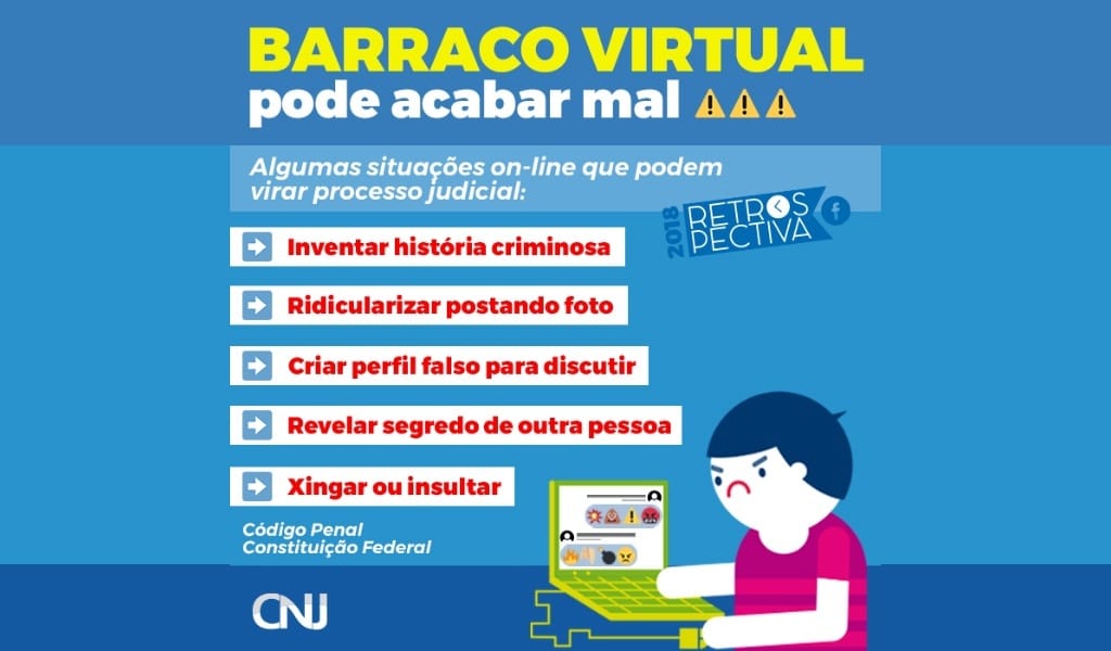 Barraco virtual pode acabar mal