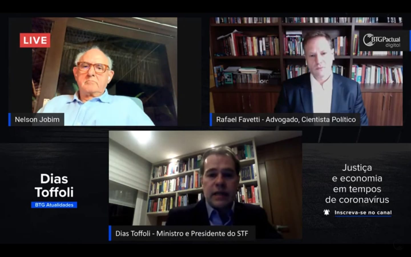 Toffoli: Judiciário mantém funcionalidade na pandemia
