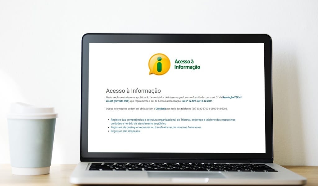 Transparência: Portal de internet do TSE facilita acesso a informações diversas de interesse público